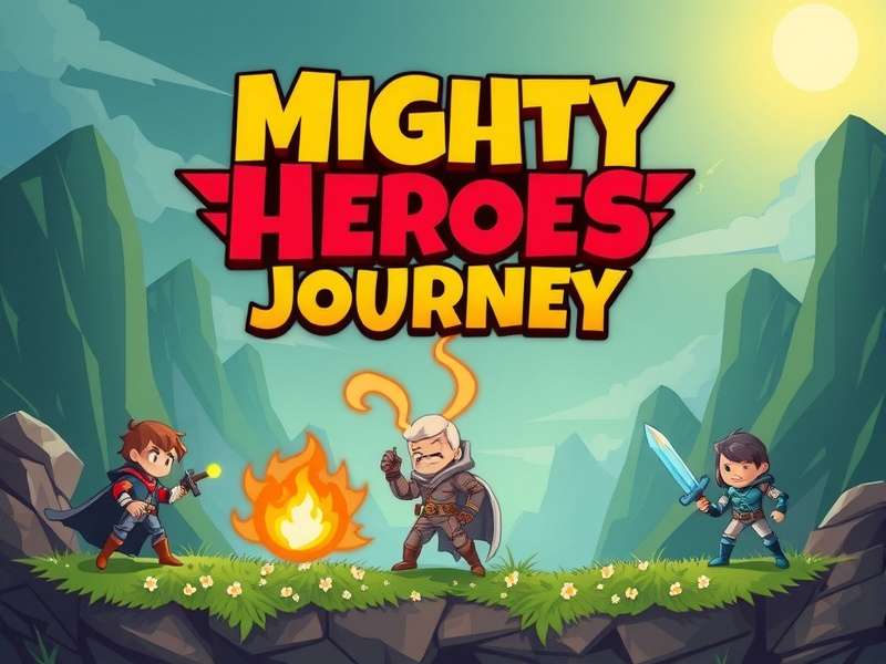 Mighty Heroes Journey Game Banner