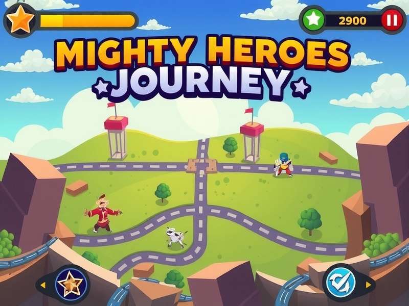 Mighty Heroes Journey Combat Screen